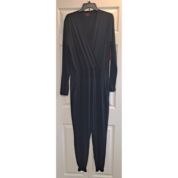 NWT Commando Butter Wrap Long Sleeve Jumpsuit Black Size Extra Large Retail $248 - Picture 1 of 6